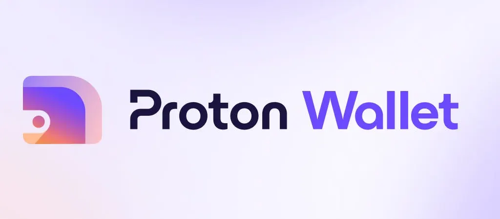 Proton Wallet logó, biztonságos és titkosított Bitcoin tárca a Proton termékcsoportban.