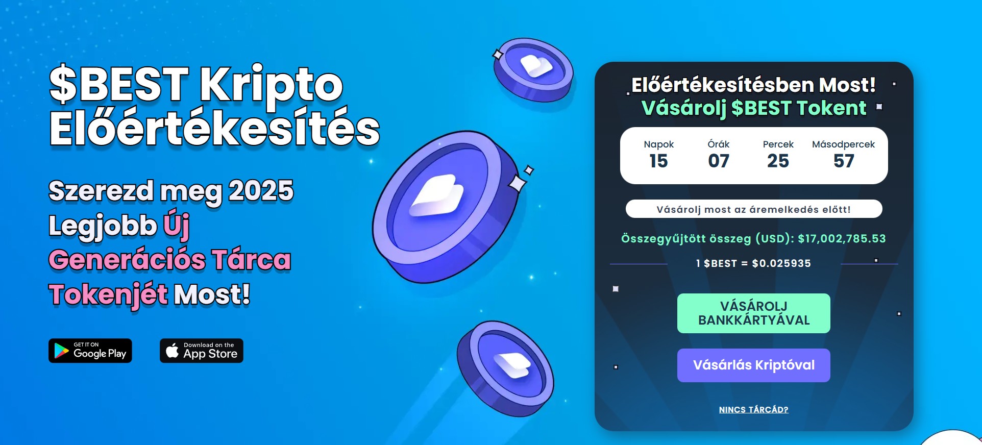 Best Wallet előértékesítés