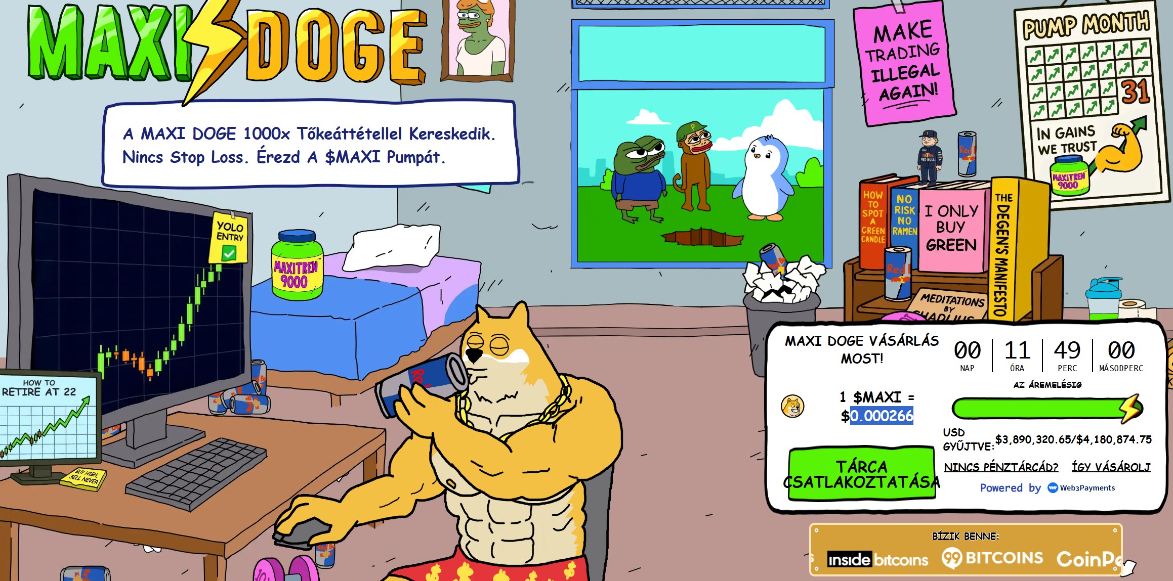 Maxi Doge előértékesítés